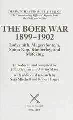 Boer War 1899-1902