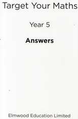 Target Your Maths Year 5 Answer Book