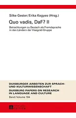 Quo vadis, DaF? II