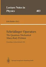 Schrodinger Operators the Quantum Mechanical Many-Body Problem