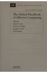 The Oxford Handbook of Affective Computing