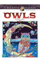 Creative Haven Owls Coloring Book