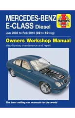 Mercedes-Benz E-Class Diesel (02 to 10) Haynes Repair Manual