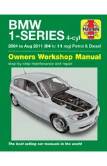 BMW 1-Series 4-cyl Petrol & Diesel (04 - Aug 11) Haynes Repair Manual
