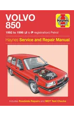 Volvo 850 Petrol (92 - 96) Haynes Repair Manual