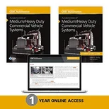 Fundamentals of Medium/Heavy Duty Commercial Vehicle Systems, Commercial Vehicle Systems Student Workbook, and 1 Year Access to MHT ONLINE
