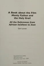 A Book about the Film Monty Python and the Holy Grail