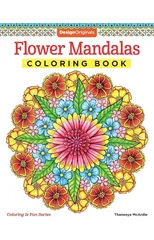 Flower Mandalas Coloring Book