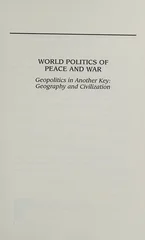 World Politics of Peace and War