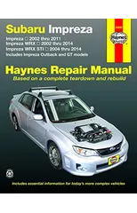 Subaru Impreza (02-11), Impreza WRX (02-14) & Impreza WRX STI (04-14) inc. Impreza Outback & GT Models USA