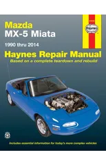 Mazda MX-5 Miata for Mazda MX-5 Miata models (1990-2014) Haynes Repair Manual (USA)