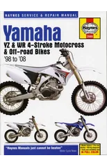 Yamaha YZ & WR 4-stroke Motocross Bikes (98 - 08) Haynes Repair Manual