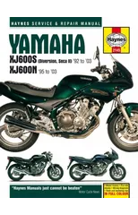 Yamaha XJ600S (Diversion, Seca II) & XJ600N Fours (92 - 03) Haynes Repair Manual