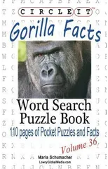 Circle It, Gorilla Facts, Word Search, Puzzle Book