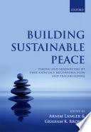 Building Sustainable Peace