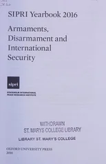 SIPRI Yearbook 2016