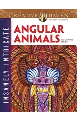 Creative Haven Insanely Intricate Angular Animals Coloring Book