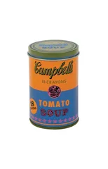 Andy Warhol Soup Can Crayons Orange