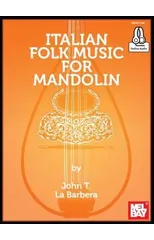 Italian Folk Music For Mandolin Book