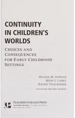 Continuity in Children's Worlds