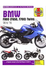 BMW F650, F700 & F800 Twins (06-16) Haynes Repair Manual