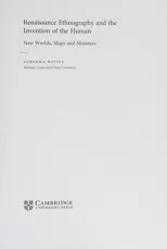 Renaissance Ethnography and the Invention of the Human