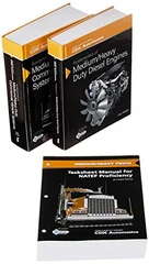 Fundamentals Of Medium/Heavy Duty Commercial Vehicle Systems, Fundamentals Of Medium/Heavy Duty Diesel Engines, Accompanying Tasksheet Manual, AND 2 Year Access To MHT ONLINE