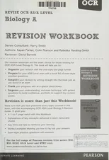Pearson REVISE OCR AS/A Level Biology Revision Workbook - for 2026, 2027 exams