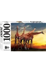 Giraffes, Open-air Zoo France 1000 Piece Jigsaw