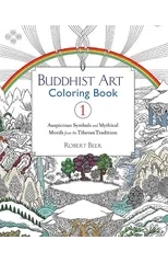 Buddhist Art Coloring Book 1