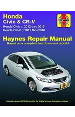 Honda Civic (12-15) & CR-V (12-16) Haynes Manual (USA)