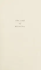 The End of Miracles