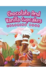 Chocolate And Vanilla Cupcakes Coloring Book