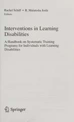 Interventions in Learning Disabilities