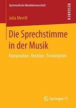Die Sprechstimme in der Musik