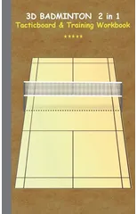 3D Badminton 2 in 1 Tacticboard and Training Book