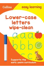 Lower Case Letters Age 3-5 Wipe Clean Activity Book