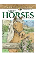 Creative Haven Great Horses Coloring Book
