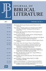 Journal of Biblical Literature 136.2 (2017)
