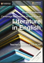 Cambridge International AS and A Level Literature in English Teacher's Resource CD-ROM