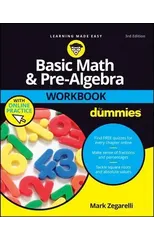 Basic Math & Pre-Algebra Workbook For Dummies with Online Practice