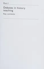 Debates in History Teaching