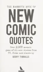 The Mammoth Book of New Comic Quotes