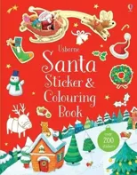 Santa Sticker and Colouring Book