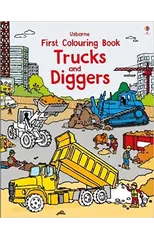 First Colouring Book Trucks and Diggers