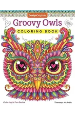 Groovy Owls Coloring Book