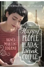 Happy People Read and Drink Coffee