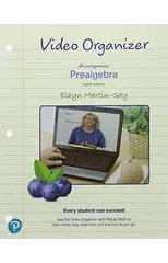 Video Notebook for Prealgebra
