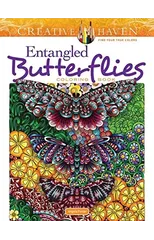Creative Haven Entangled Butterflies Coloring Book