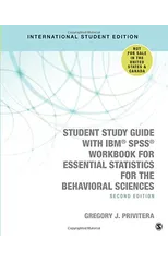 Student Study Guide With IBM® SPSS® Workbook for Essential Statistics for the Behavioral Sciences - International Student Edition